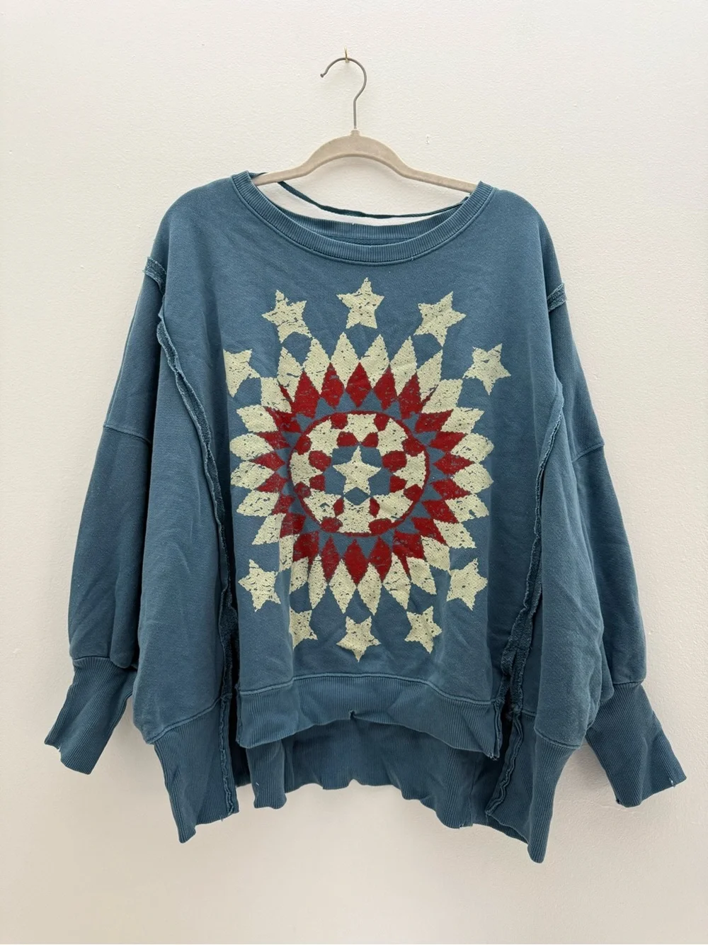 Free People We The Free Camden Starburst Quilt Pullover